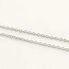 Tarnish Resistant 304 Stainless Steel Cable Chains CHS-Q001-15-1