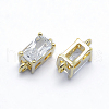 Long-Lasting Plated Brass Cubic Zirconia Links KK-K204-112G-NF-2