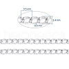 304 Stainless Steel Curb Chains CHS-F006-04A-P-3