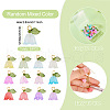 Flower Acrylic Pendants PALLOY-TAC0130-4