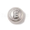 Rack Plating Brass & Cubic Zirconia Pendants KK-Z047-07P-E-RS-1