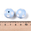 Bubblegum Opaque Acrylic Round Beads MACR-R527-20mm-15-1-3