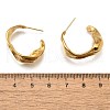 Ion Plating(IP) 304 Stainless Steel Round Stud Earrings EJEW-K244-44G-3