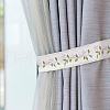 15 Yards Polyester Embroidery Flower Lace Ribbon OCOR-WH0078-223-7
