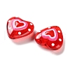 Handmade Lampwork Enamel Beads X-LAMP-S068-04A-2