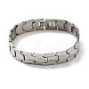 Non-Tarnish 201 Stainless Steel Rectangle Watch Band Bracelet BJEW-H550-01P-1