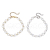 2Pcs Glass Beaded Bracelets for Women BJEW-JB11901-2