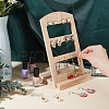 24-Hole 3-Row Wood Earring Display Stands EDIS-WH0016-006-3