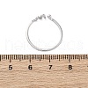 925 Sterling Silver Cuff Rings for Women RJEW-U046-05P-3