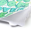 50 Sheets Paper Letter Stickers STIC-Q002-09-3