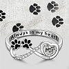 Brass Rhinestone Finger Rings for Women FS-WGAC777-05-1