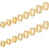 Unicraftale 16Pcs 8 Size 201 Stainless Steel Double Groove Band Ring for Men Women RJEW-UN0002-35G-9