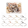Rack Plating Eco-Friendly Brass Chain Bracelet Making KK-TA0007-84-RS-1