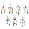 Brass Dangle Earring EJEW-TAC00017-10
