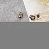 Olycraft 3Pcs 3 Colors Brass European Beads KK-OC0001-35-3