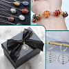   50Pcs 2 Colors Iron Wire Spiral Bead Cage Pendants IFIN-PH0002-11-3