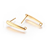 Ion Plating(IP) 304 Stainless Steel Ear Stud Components STAS-I120-18B-G-2