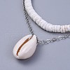 Shell Necklace Sets NJEW-JN02410-2