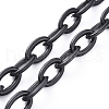Personalized ABS Plastic Cable Chain Necklaces X-NJEW-JN02850-4