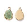 Natural Mixed Stone Charms STAS-H168-06G-2