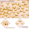 BENECREAT 60Pcs 3 Style Brass Beads KK-BC0012-13-4