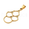 Ion Plating(IP) 304 Stainless Steel Pendants STAS-C103-35G-2