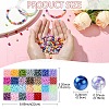 1960Pcs 28 Colors Spray Painted ABS Plastic Imitation Pearl & Transparent Acrylic Beads OACR-YW0001-90-2