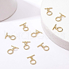 Brass Toggle Clasps KK-BC0005-90G-NF-5