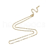 304 Stainless Steel Dapped Chains Necklace for Men Women NJEW-N050-A05-G20-3