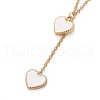 Heart 304 Stainless Steel Enamel Jewelry Sets SJEW-H302-03-3