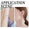 HOBBIESAY 120Pcs 2 Colors Brass Micro Pave Cubic Zirconia Charms FIND-HY0003-62-6