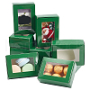 Rectangle Paper Folding Shipping Box with Window CON-WH0099-25B-1