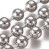 3.28 Feet 304 Stainless Steel Ball Chains X-CHS-E021-13A-P-2