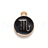 Alloy Enamel Pendants ENAM-SZ0001-27C-L-4