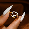 925 Sterling Silver Micro Pave Zirconia Finger Rings for Women SF4347-1-2
