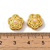 Rack Plating Hollow Brass Cubic Zirconia Beads KK-K381-16A-MG-3