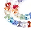 Transparency Glass Beads Strands GLAA-T025-03B-01-3