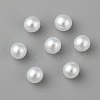 No Hole ABS Plastic Imitation Pearl Round Beads MACR-F033-4mm-24-2