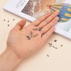 Tarnish Resistant 304 Stainless Steel Chain Findings teardrop STAS-Q177-01-6