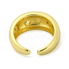 Brass Open Cuff Rings RJEW-B051-22G-3