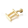 304 Stainless Steel Pendants STAS-H202-01G-02-2