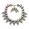 Alloy Rhinestone Jewelry Sets FS-WG3ECD0-07-1