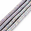 Electroplate Non-magnetic Synthetic Hematite Beads Strands G-T061-144D-1