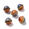Chakra Natural Gemstone Round Display Decorations G-G864-22-2