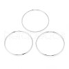 3Pcs 304 Stainless Steel Plain Bangles Set For Women BJEW-N033-01P-3