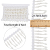 Polyester & Imitation Pearl Beaded Tassel Ribbon OCOR-XCP0002-82-2