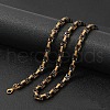Titanium Steel Byzantine Chains Necklace for Men's FS-WG56795-98-1