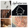   84Pcs 14 Style 201 Stainless Steel Pendant STAS-PH0004-28-7