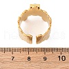 304 Stainless Steel Adjustable Open Cuff Rings RJEW-K294-01G-3