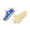 Alloy Enamel Pendants ENAM-V001-01G-G-2